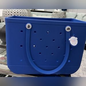 NWT Bogg Bag Large NEW Bogg Bag Original Bogg Bag Tote BLUE-eyed